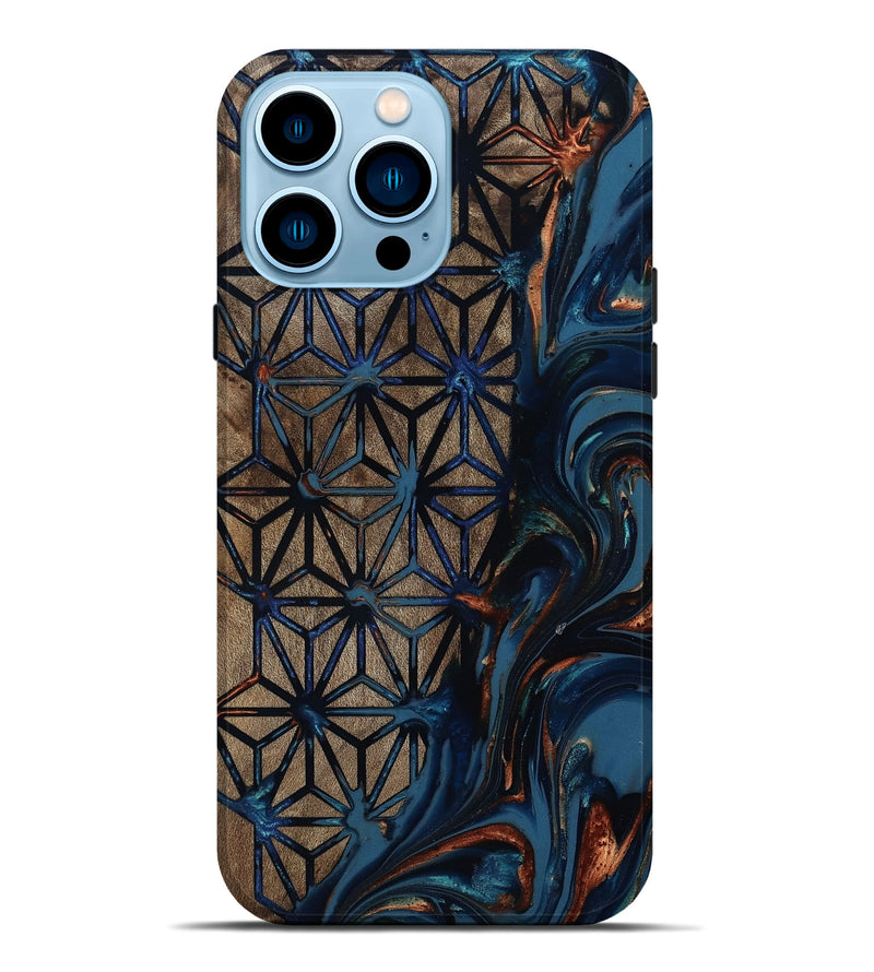 iPhone 14 Pro Max Wood Live Edge Phone Case - Alvah (Pattern, 812205)