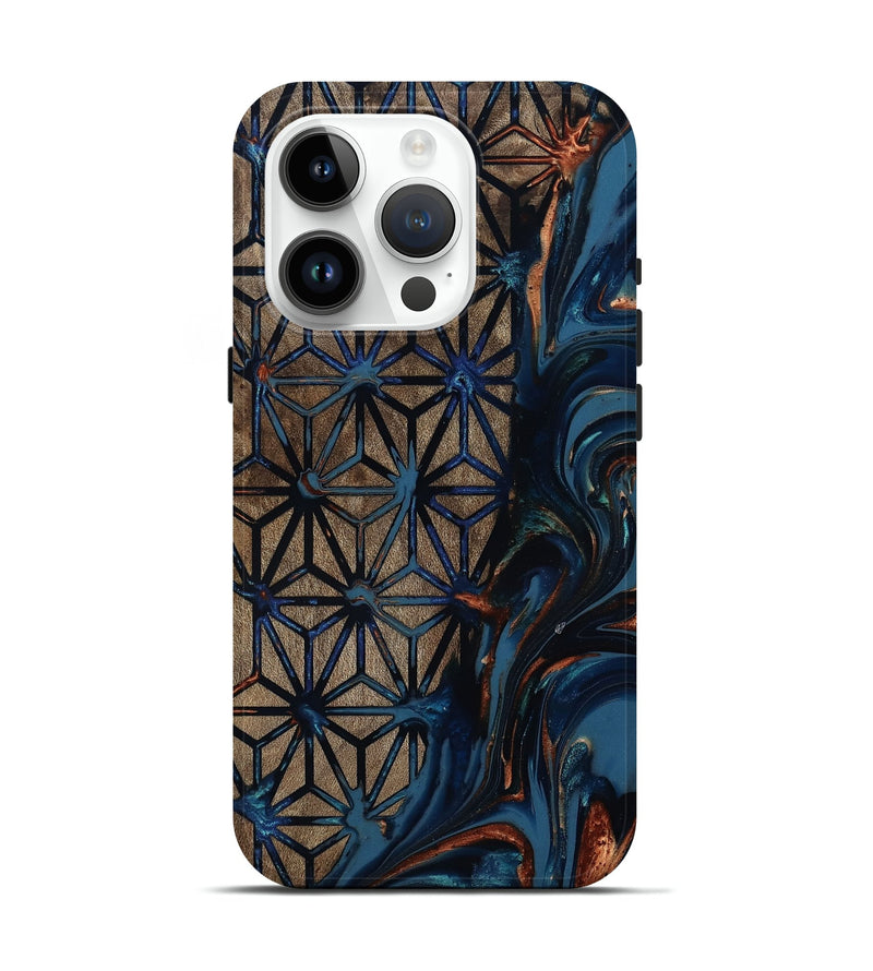 iPhone 15 Pro Wood Live Edge Phone Case - Alvah (Pattern, 812205)