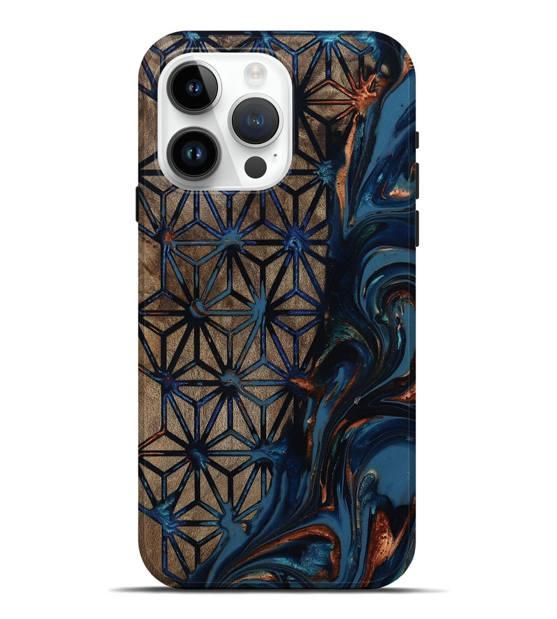 iPhone 15 Pro Max Wood Live Edge Phone Case - Alvah (Pattern, 812205)