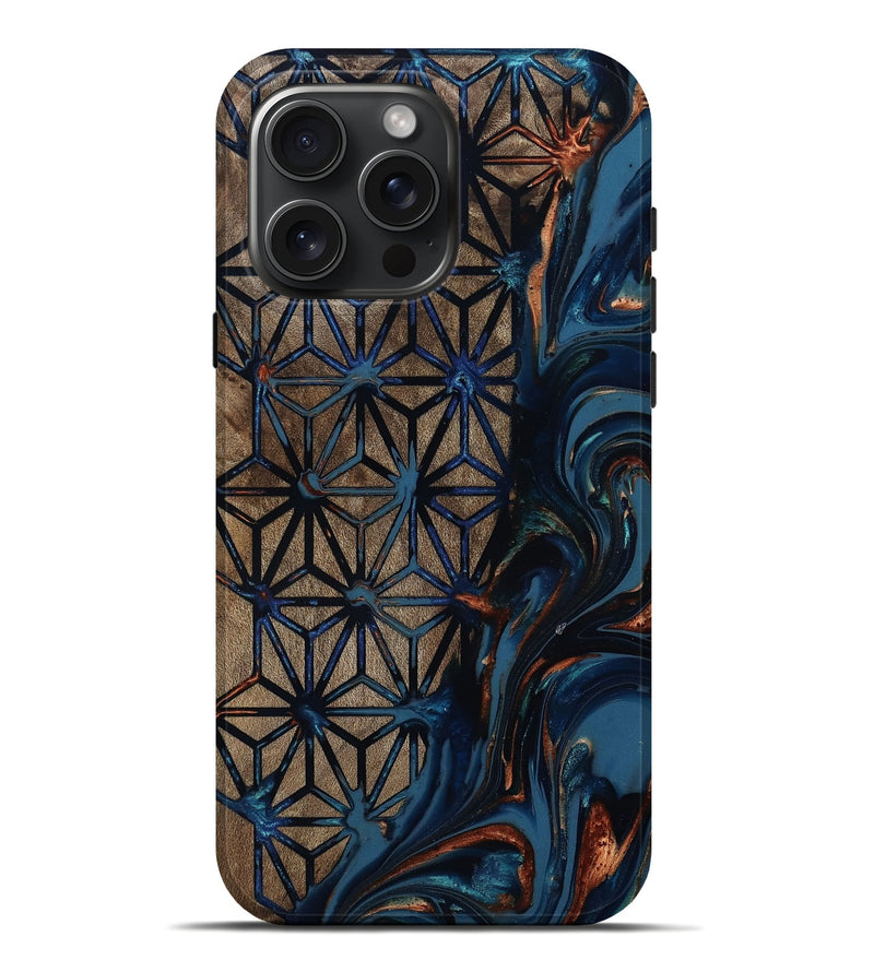 iPhone 16 Pro Max Wood Live Edge Phone Case - Alvah (Pattern, 812205)