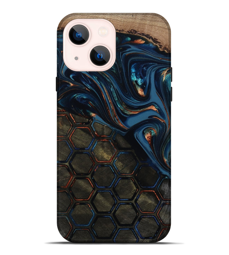 iPhone 14 Plus Wood Live Edge Phone Case - Odalys (Pattern, 812206)