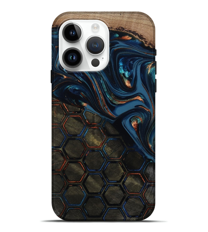 iPhone 15 Pro Max Wood Live Edge Phone Case - Odalys (Pattern, 812206)