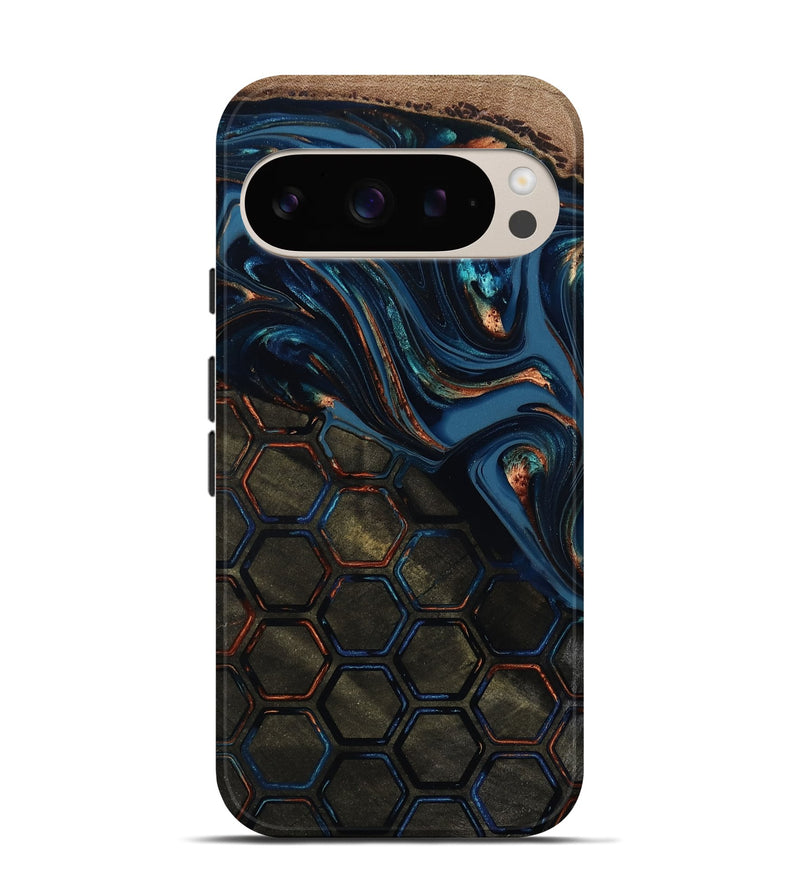 Pixel 9 Wood Live Edge Phone Case - Odalys (Pattern, 812206)