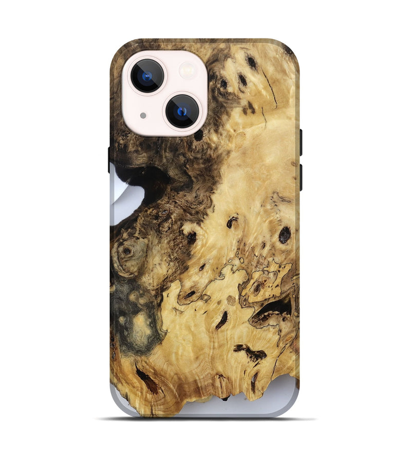 iPhone 14 Wood Live Edge Phone Case - Jerold (Clear, 812216)