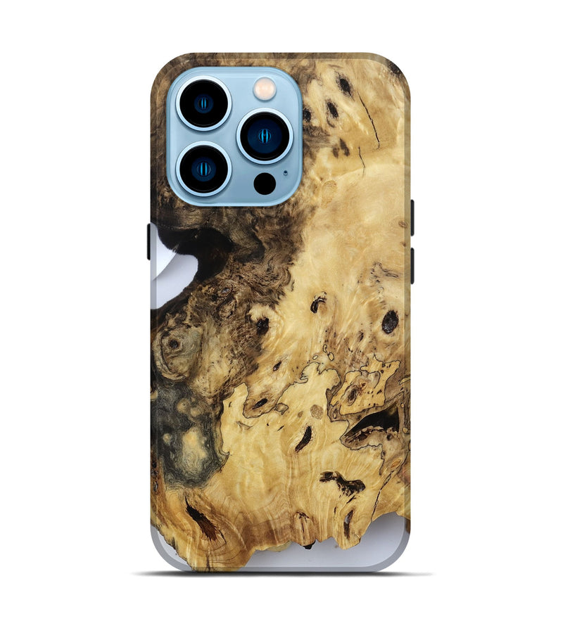 iPhone 14 Pro Wood Live Edge Phone Case - Jerold (Clear, 812216)