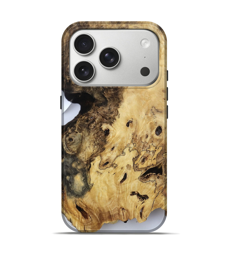 iPhone 17 Pro Wood Live Edge Phone Case - Jerold (Clear, 812216)