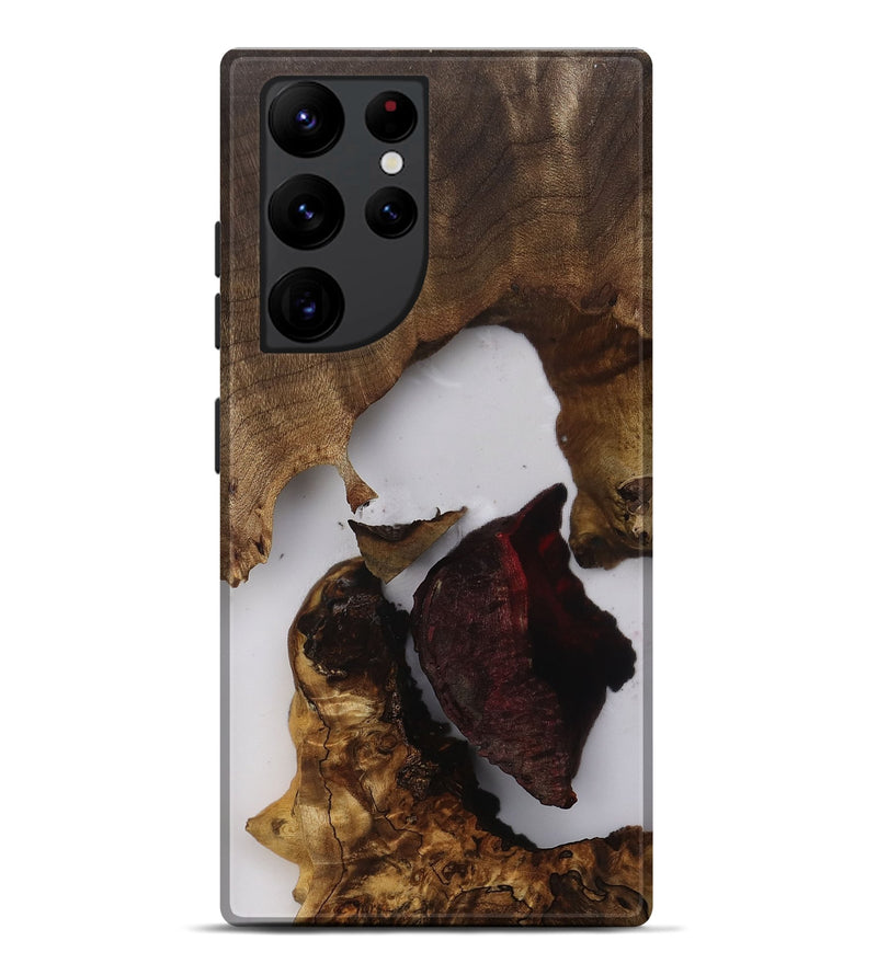 Galaxy S22 Ultra Wood Live Edge Phone Case - Daisha (Clear, 812218)