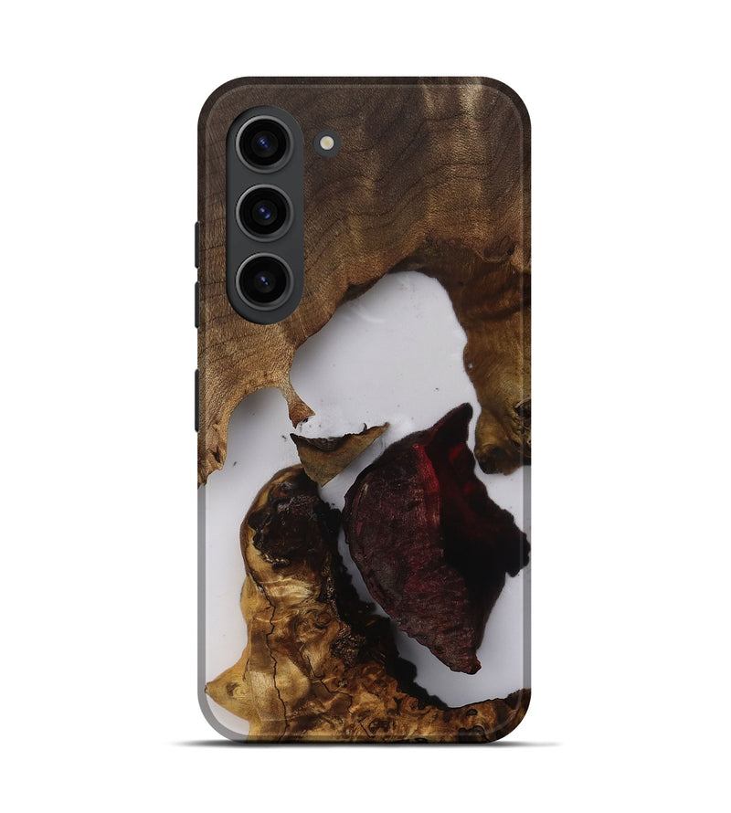 Galaxy S23 Wood Live Edge Phone Case - Daisha (Clear, 812218)