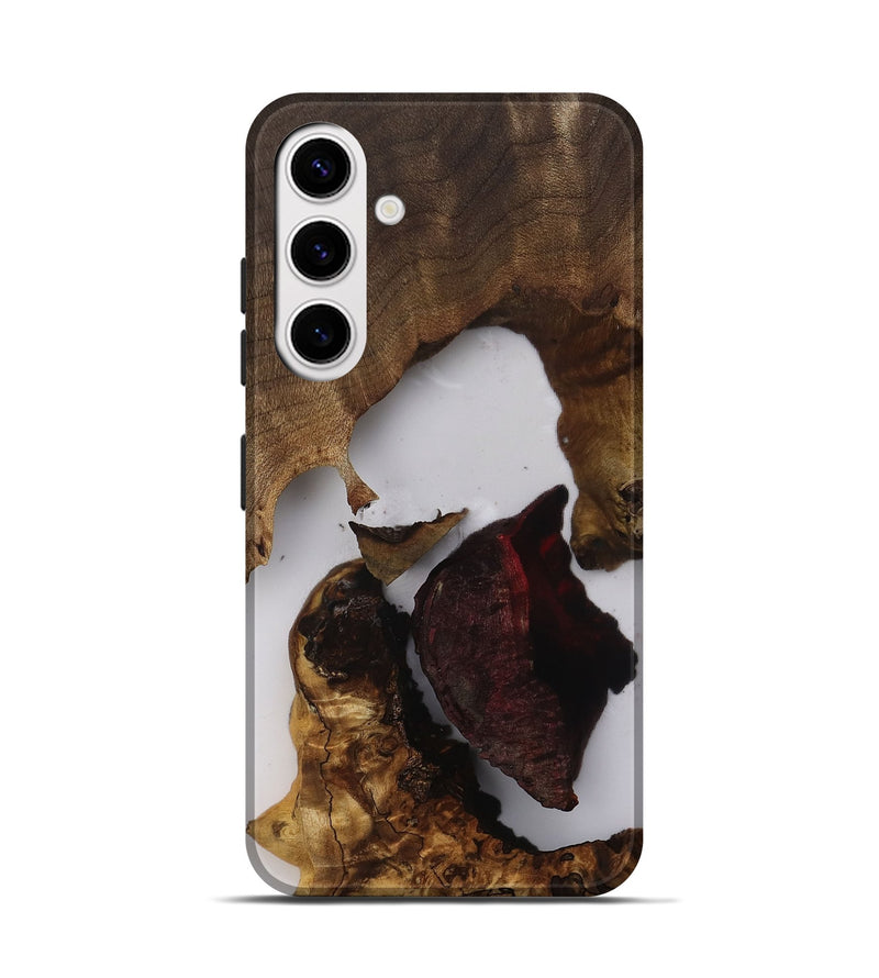 Galaxy S25 Wood Live Edge Phone Case - Daisha (Clear, 812218)