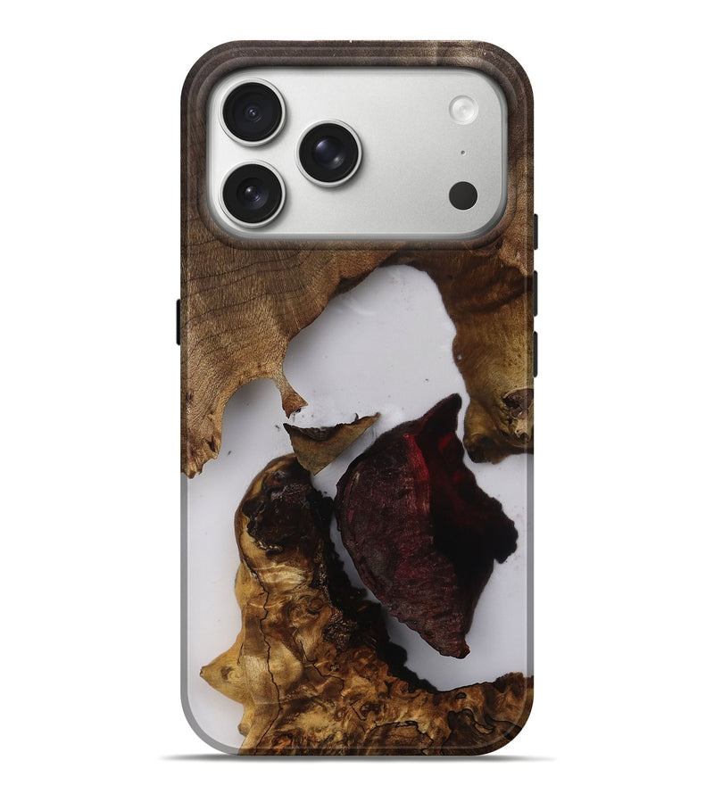 iPhone 17 Pro Max Wood Live Edge Phone Case - Daisha (Clear, 812218)