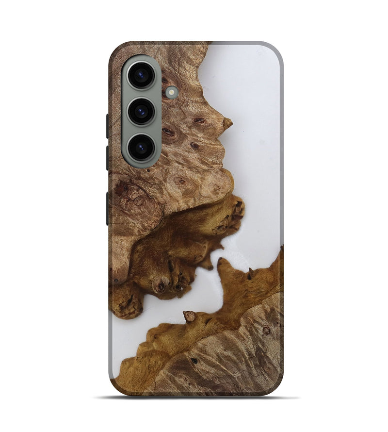 Galaxy S24 Wood Live Edge Phone Case - Ariah (Clear, 812224)