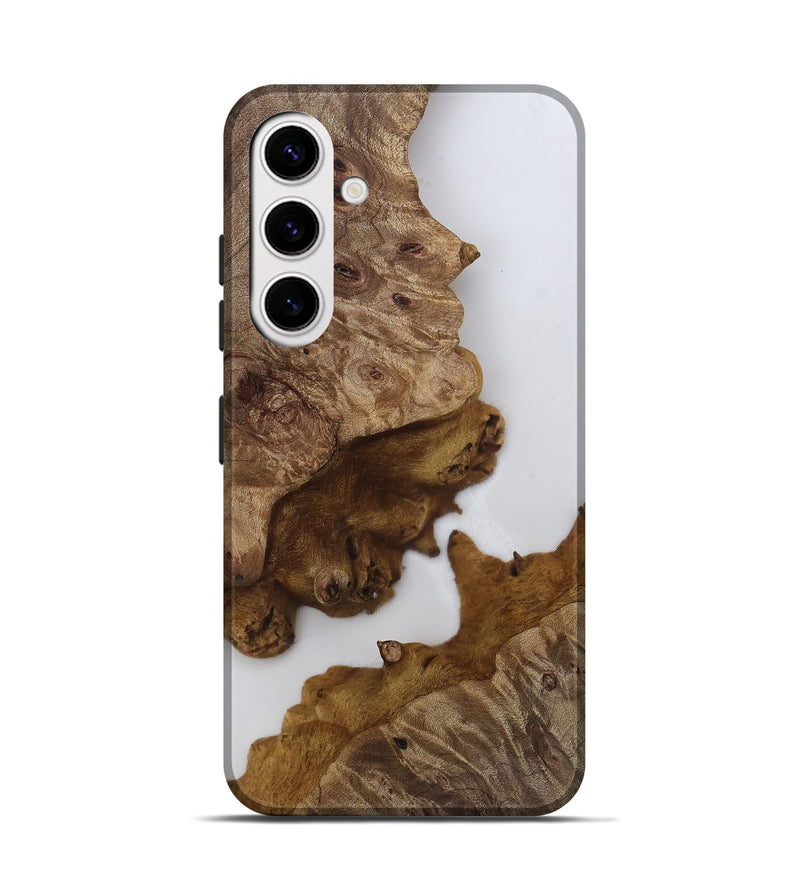 Galaxy S25 Wood Live Edge Phone Case - Ariah (Clear, 812224)