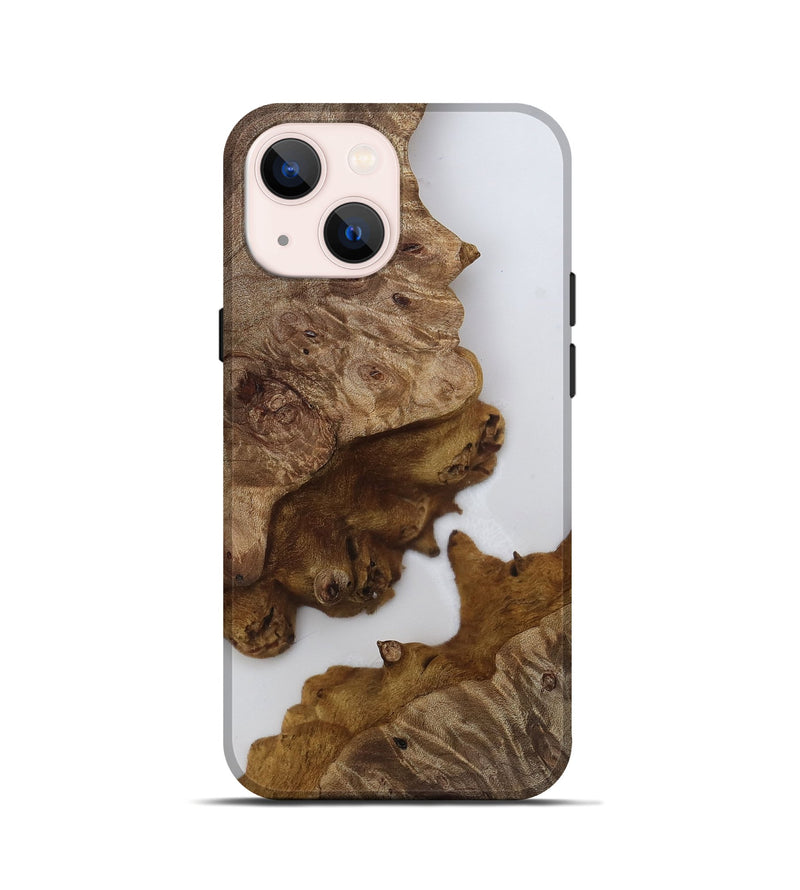 iPhone 13 mini Wood Live Edge Phone Case - Ariah (Clear, 812224)