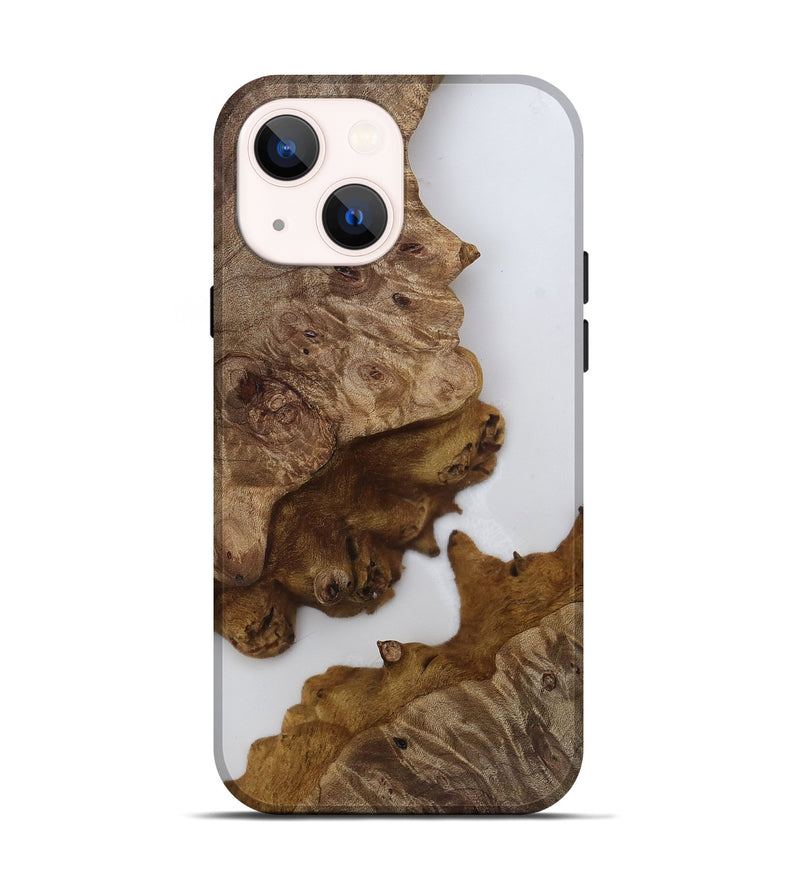 iPhone 14 Wood Live Edge Phone Case - Ariah (Clear, 812224)
