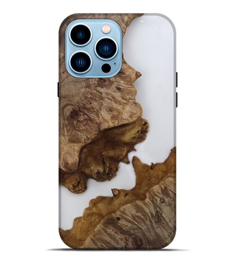 iPhone 14 Pro Max Wood Live Edge Phone Case - Ariah (Clear, 812224)