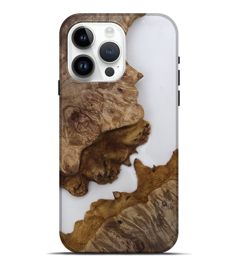 iPhone 15 Pro Max Wood Live Edge Phone Case - Ariah (Clear, 812224)