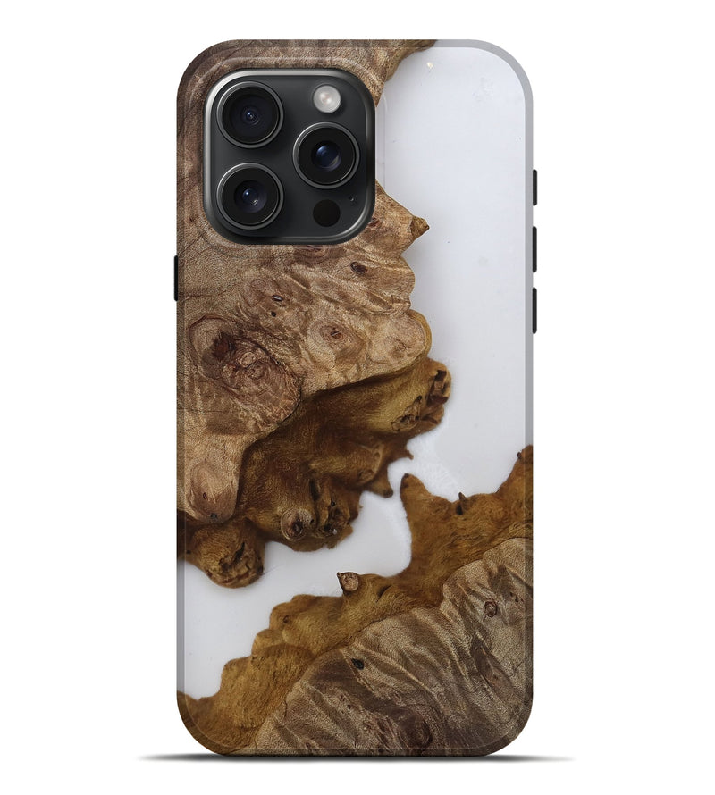 iPhone 16 Pro Max Wood Live Edge Phone Case - Ariah (Clear, 812224)