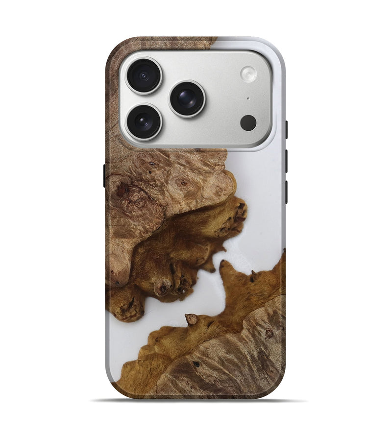 iPhone 17 Pro Wood Live Edge Phone Case - Ariah (Clear, 812224)
