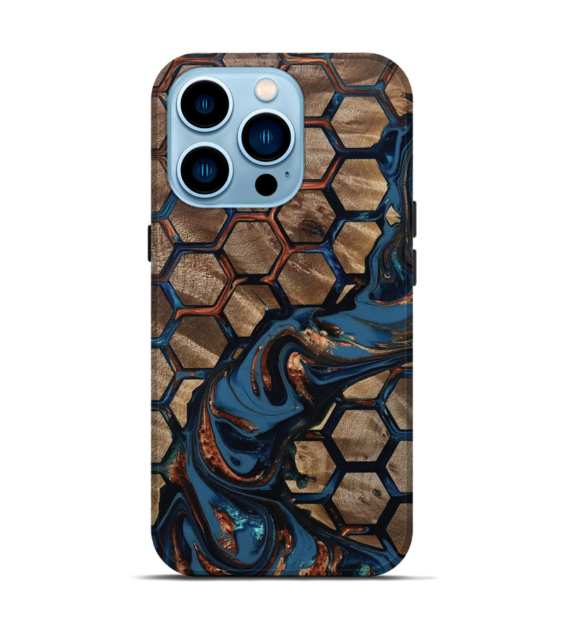 iPhone 14 Pro Wood Live Edge Phone Case - Donnie (Pattern, 812229)