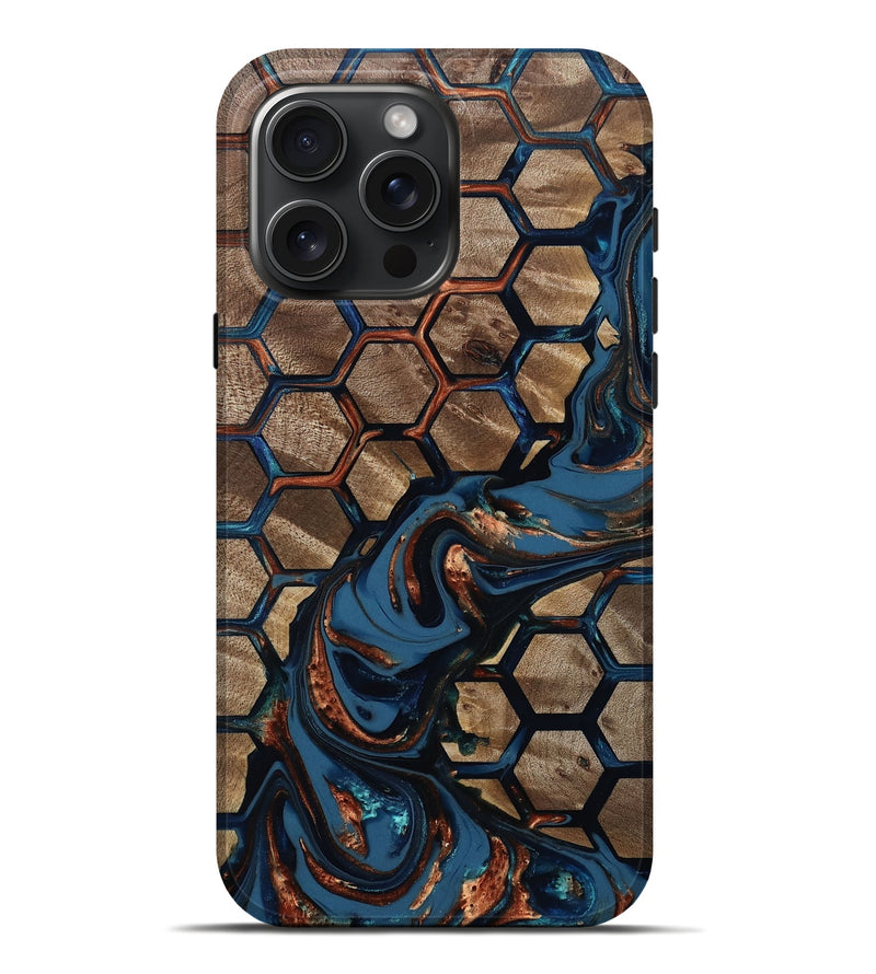 iPhone 16 Pro Max Wood Live Edge Phone Case - Donnie (Pattern, 812229)