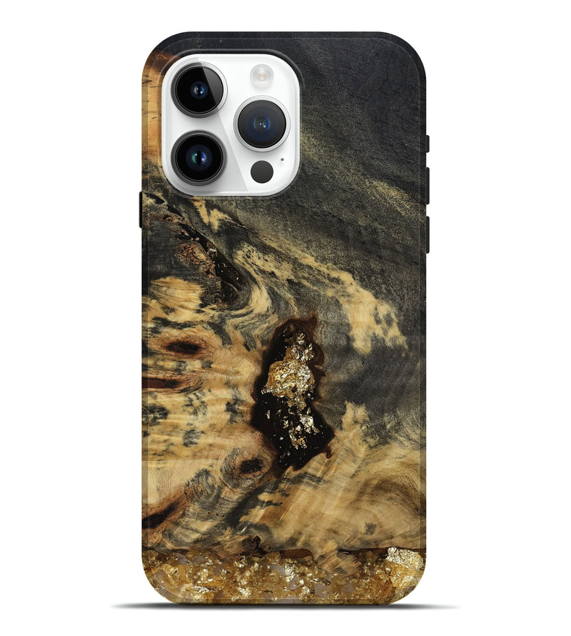 iPhone 15 Pro Max Wood Live Edge Phone Case - Devyn (Clear, 812248)