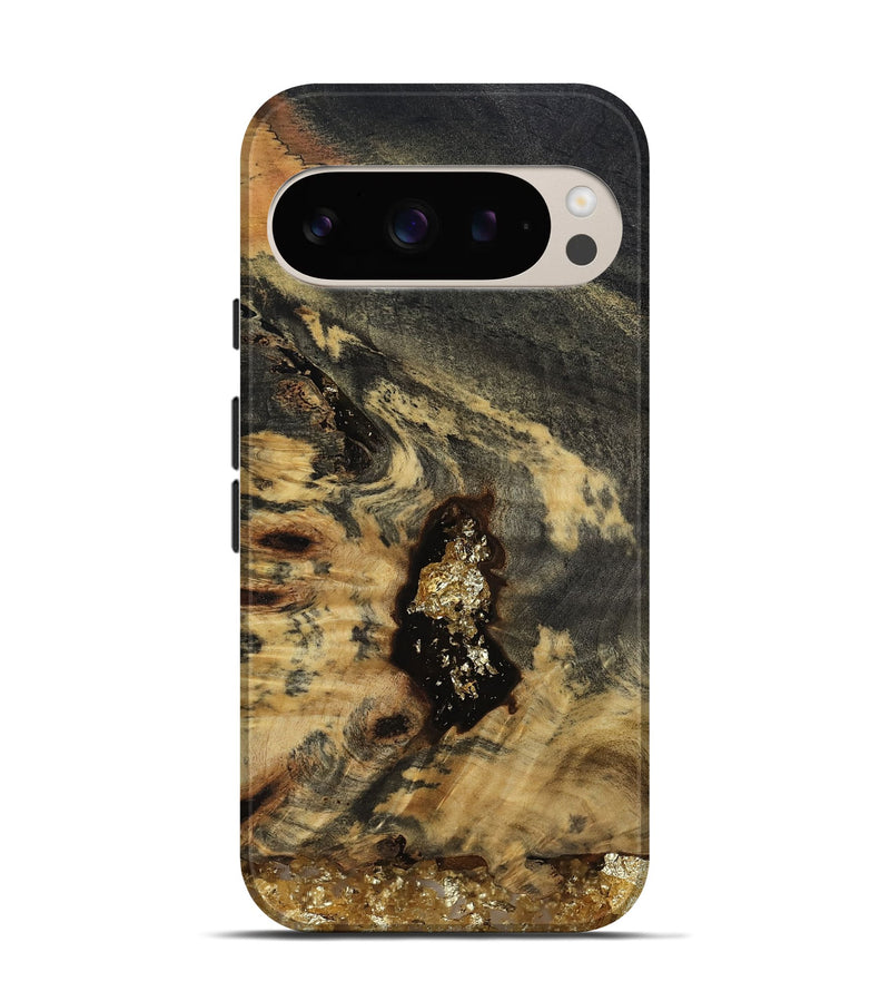 Pixel 9 Pro Wood Live Edge Phone Case - Devyn (Clear, 812248)