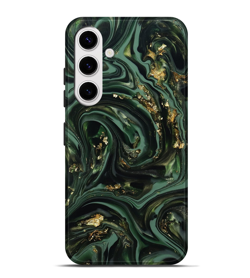 Galaxy S25 Plus ResinArt Live Edge Phone Case - Vernon (Green, 812251)