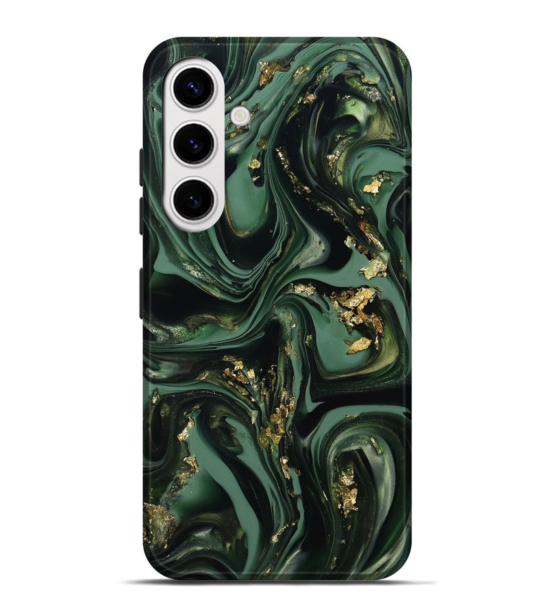 Galaxy S25 Plus ResinArt Live Edge Phone Case - Joanne (Green, 812260)