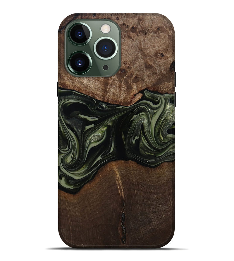 iPhone 13 Pro Max Wood Live Edge Phone Case - Zyaire (Green, 812262)