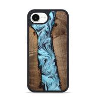 iPhone 16e Wood Phone Case - Koa (Blue, 812269)