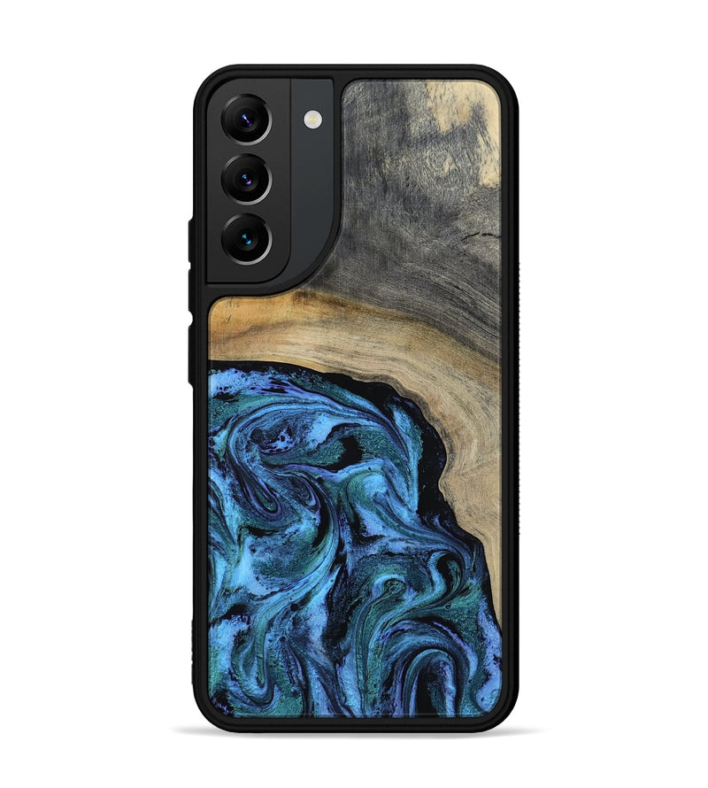 Galaxy S22 Plus Wood Phone Case - Keily (Blue, 812271)