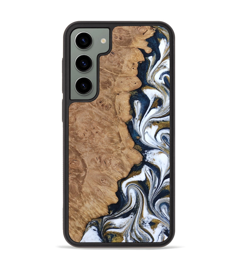 Galaxy S23 Plus Wood Phone Case - Walter (Black & White, 812276)