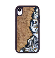 iPhone Xr Wood Phone Case - Walter (Black & White, 812276)