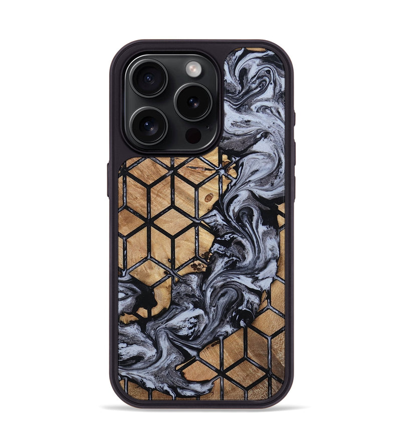 iPhone 15 Pro Wood Phone Case - Elliot (Pattern, 812303)