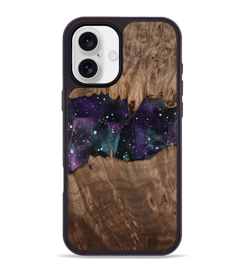 iPhone 16 Plus Wood Phone Case - Roseann (Cosmos, 812321)
