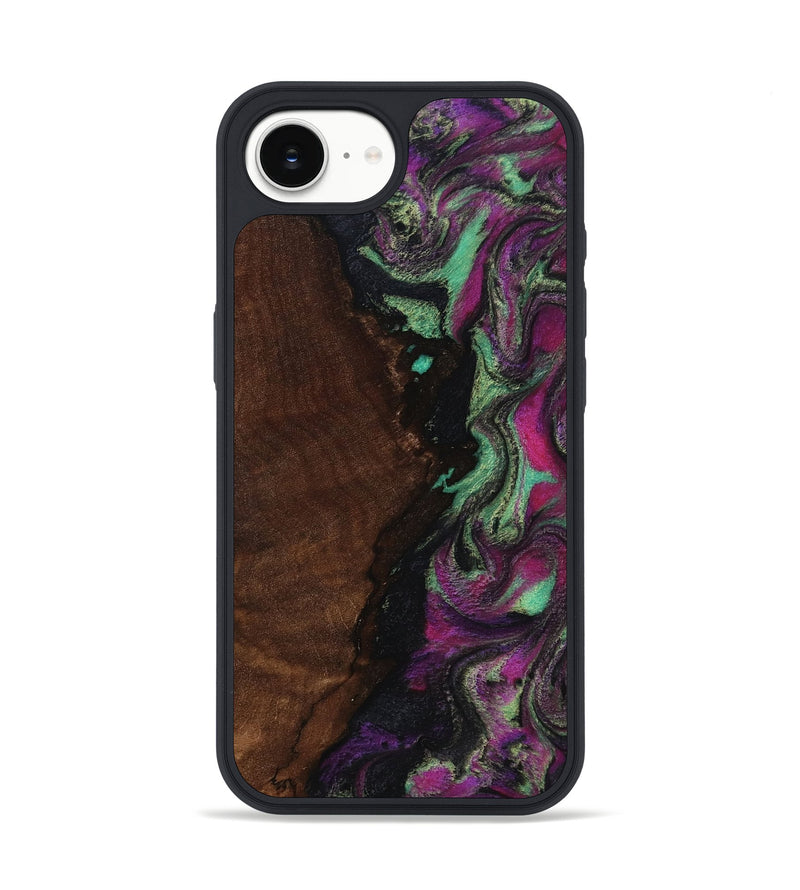 iPhone 17e Wood Phone Case - Lelia (Green, 812332)