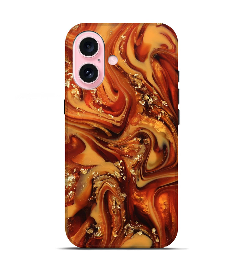 iPhone 17 ResinArt Live Edge Phone Case - Daleyza (Red, 812408)