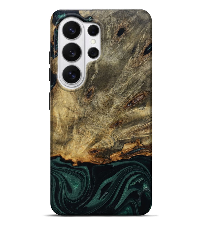 Galaxy S26 Ultra Wood Live Edge Phone Case - Jimmy (Green, 812418)
