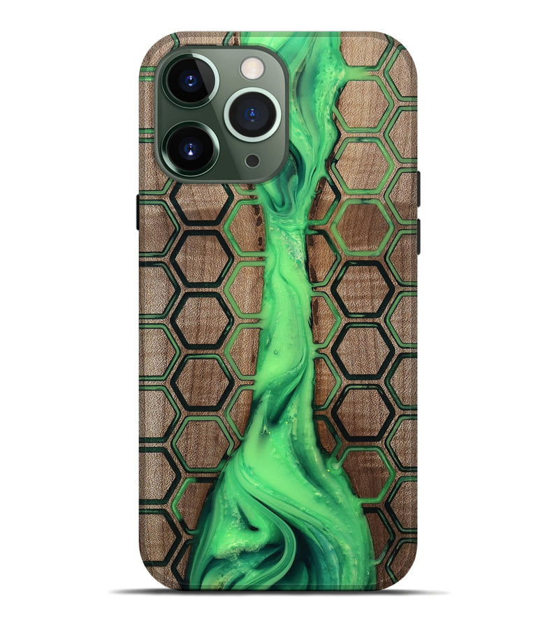 iPhone 13 Pro Max Wood Live Edge Phone Case - Lisette (Pattern, 812425)