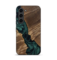 Galaxy S23 Wood Live Edge Phone Case - Leota (Green, 812426)