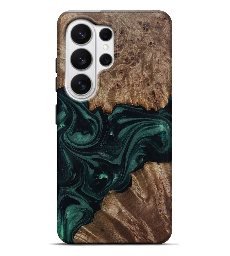 Galaxy S26 Ultra Wood Live Edge Phone Case - Rodolfo (Green, 812427)