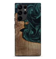 Galaxy S22 Ultra Wood Live Edge Phone Case - Tierra (Green, 812428)