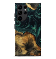 Galaxy S22 Ultra Wood Live Edge Phone Case - Marcia (Green, 812429)