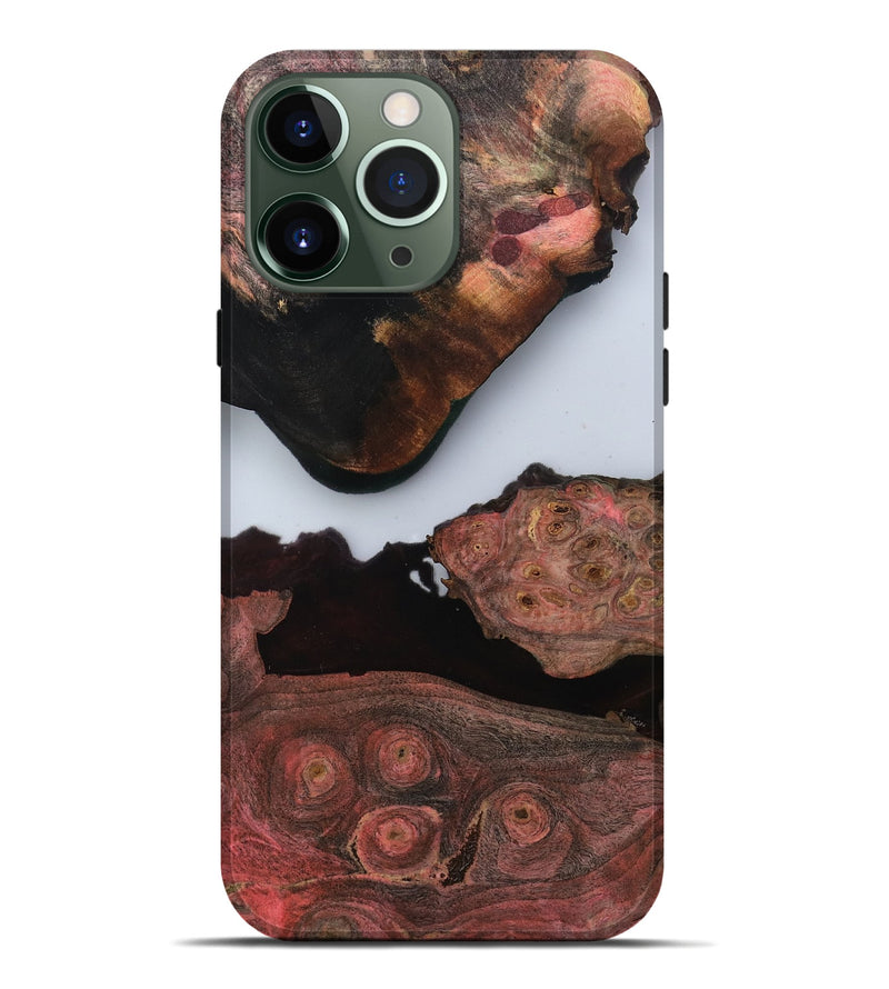 iPhone 13 Pro Max Wood Live Edge Phone Case - Angelo (Clear, 812431)