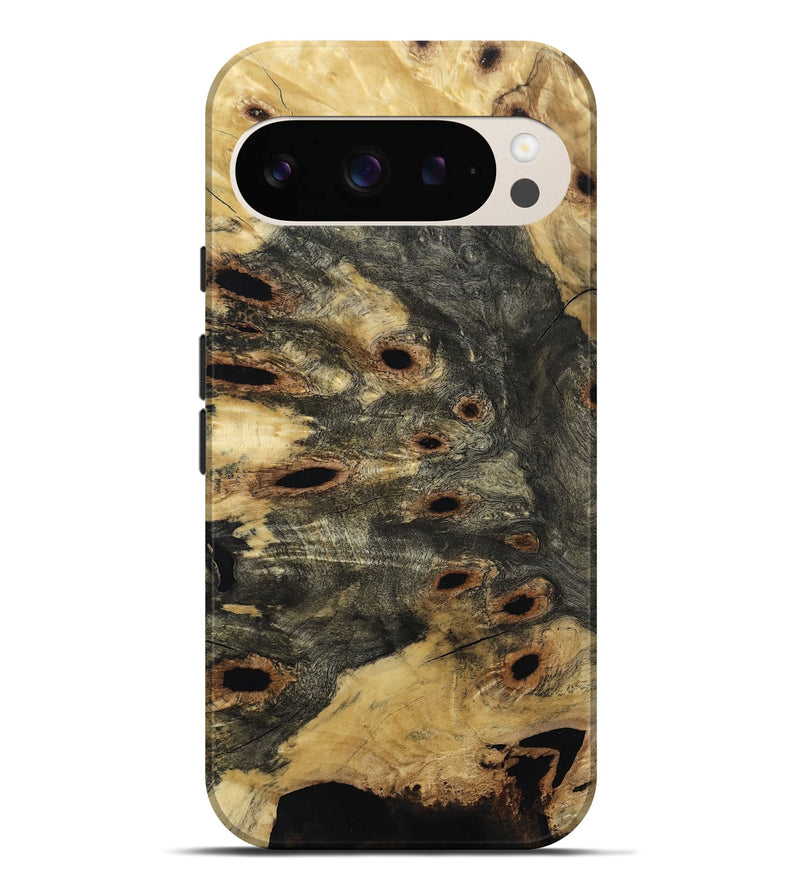 Pixel 9 Pro XL Wood Live Edge Phone Case - Sierra (Wood Burl, 812433)