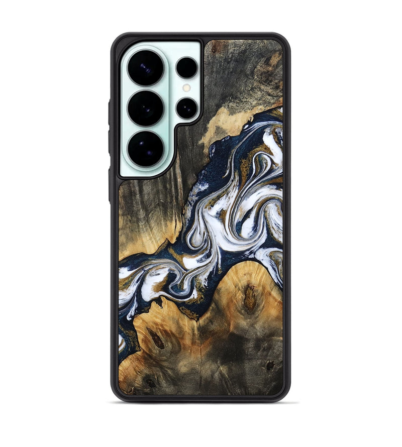 Galaxy S26 Ultra Wood Phone Case - Londyn (Teal & Gold, 812449)