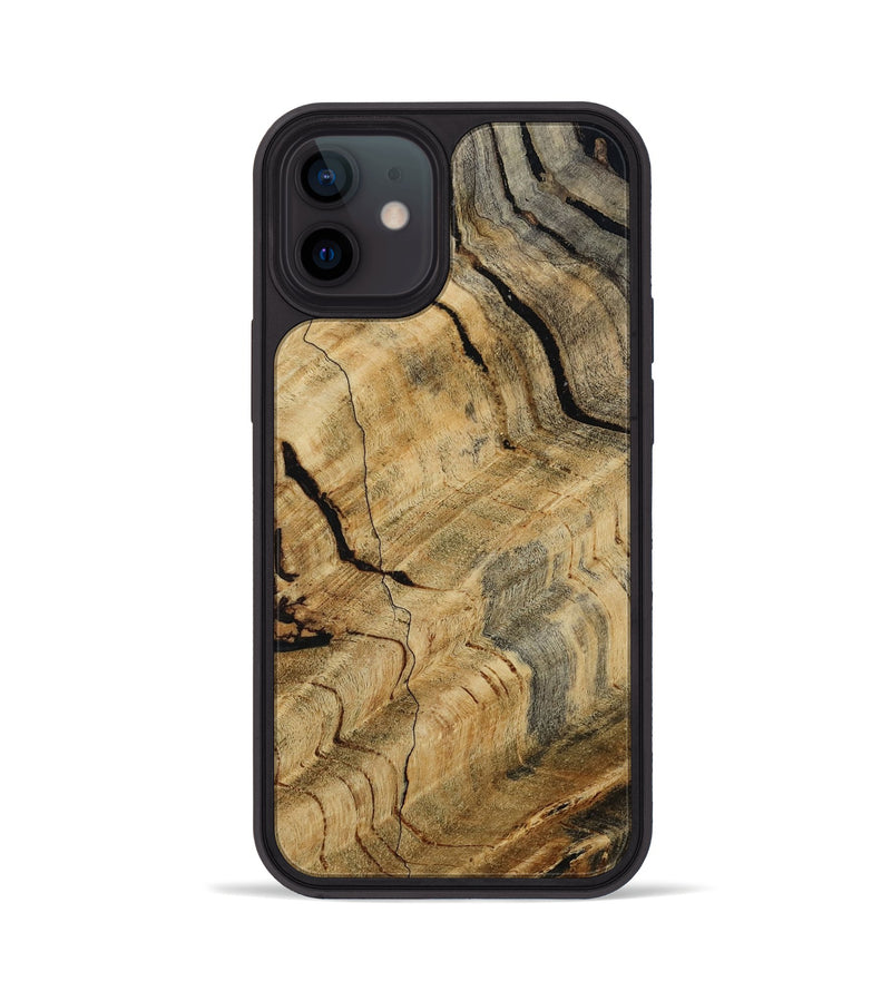 iPhone 12 Wood Phone Case - Foster (Wood Burl, 812455)