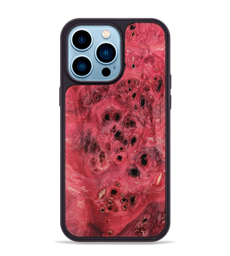 iPhone 14 Pro Max Wood Phone Case - Bella (Wood Burl, 812456)
