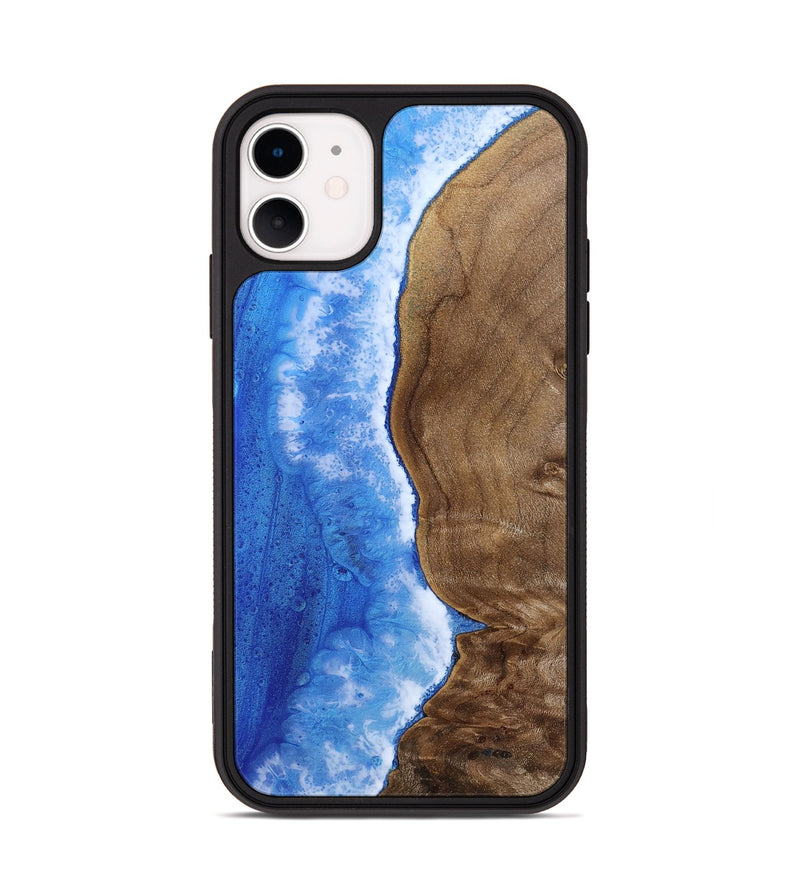 iPhone 11 Wood Phone Case - Pansy (Coastal, 812462)