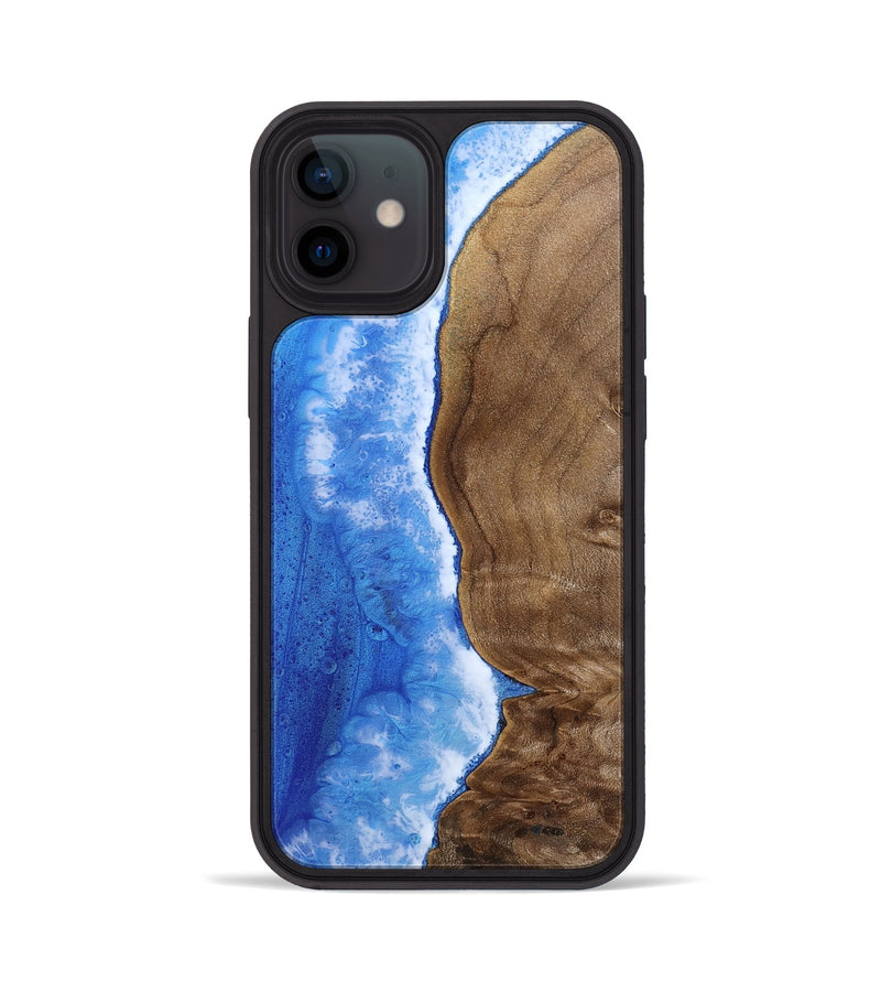 iPhone 12 Wood Phone Case - Pansy (Coastal, 812462)